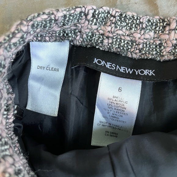 Jones New York pink tweed skirt - Picture 5 of 5